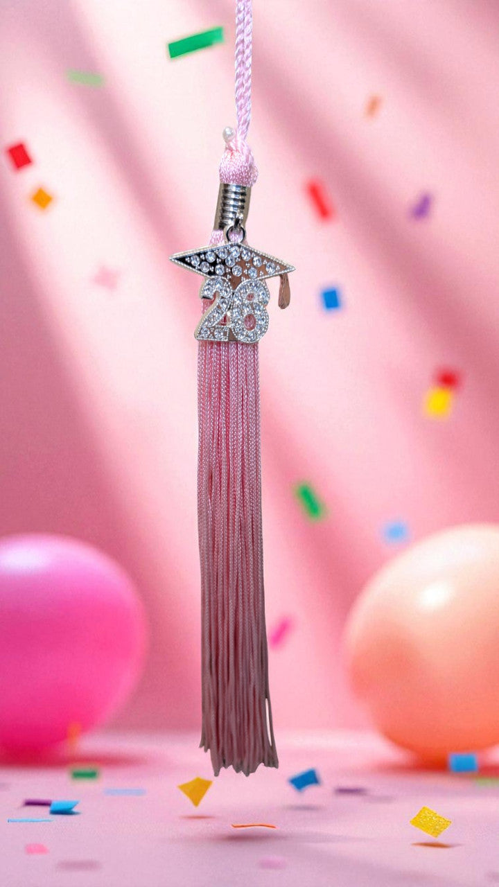 2026 PINK Bling Tassel (Grad Cap Bling)