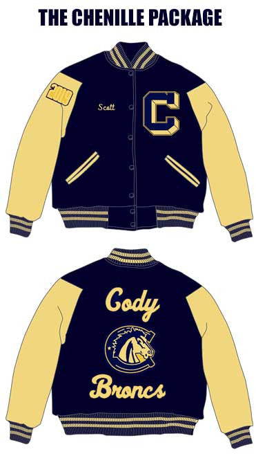 ジャケット・アウター Azuma. PACHED LETTER JACKET Spectrum Wool and Leather Set-In Sleeve Letter Jacket| Lettermen