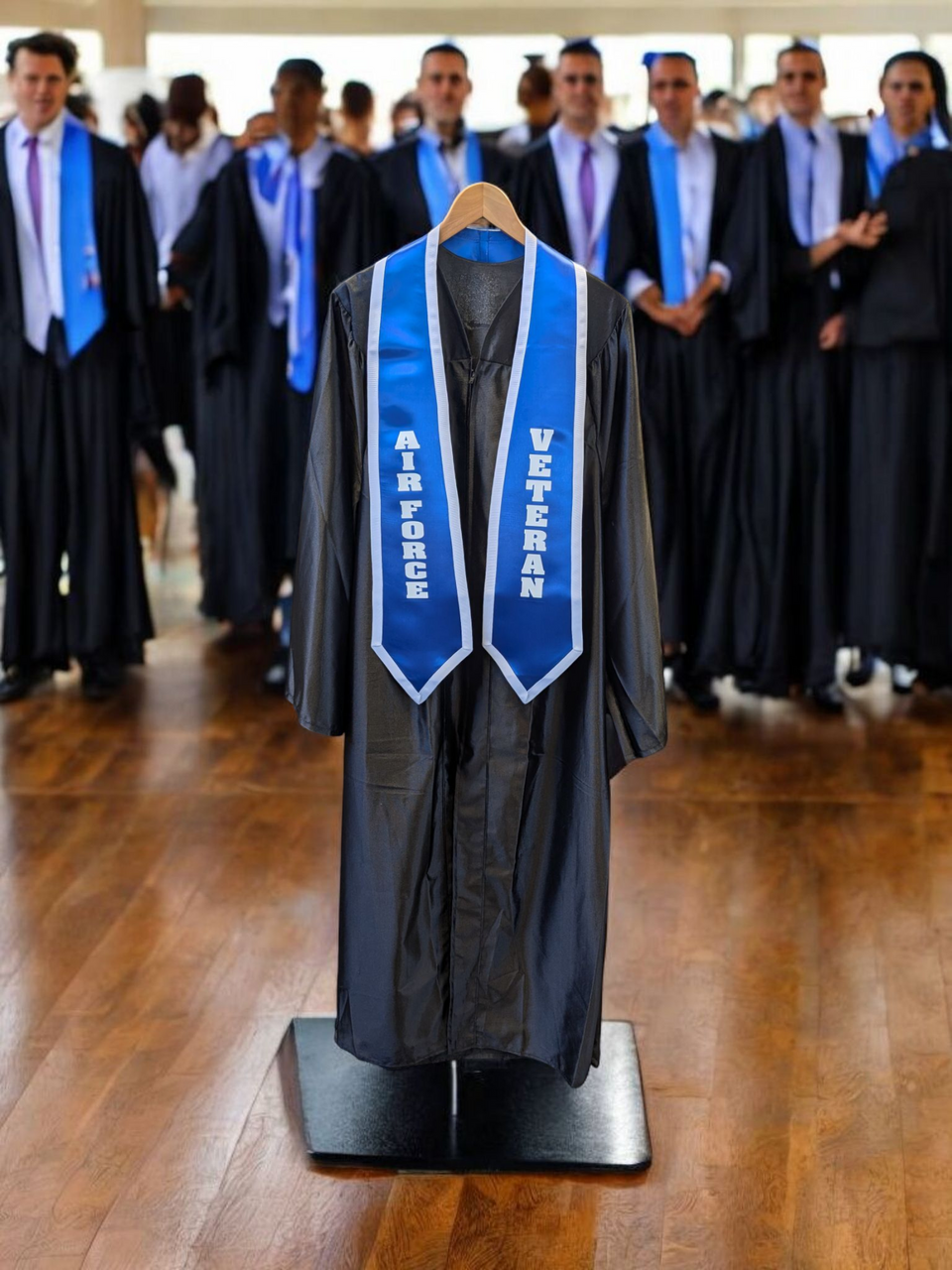 Celebrate your accomplishments with an Air Force VETERAN Graduation Stole.