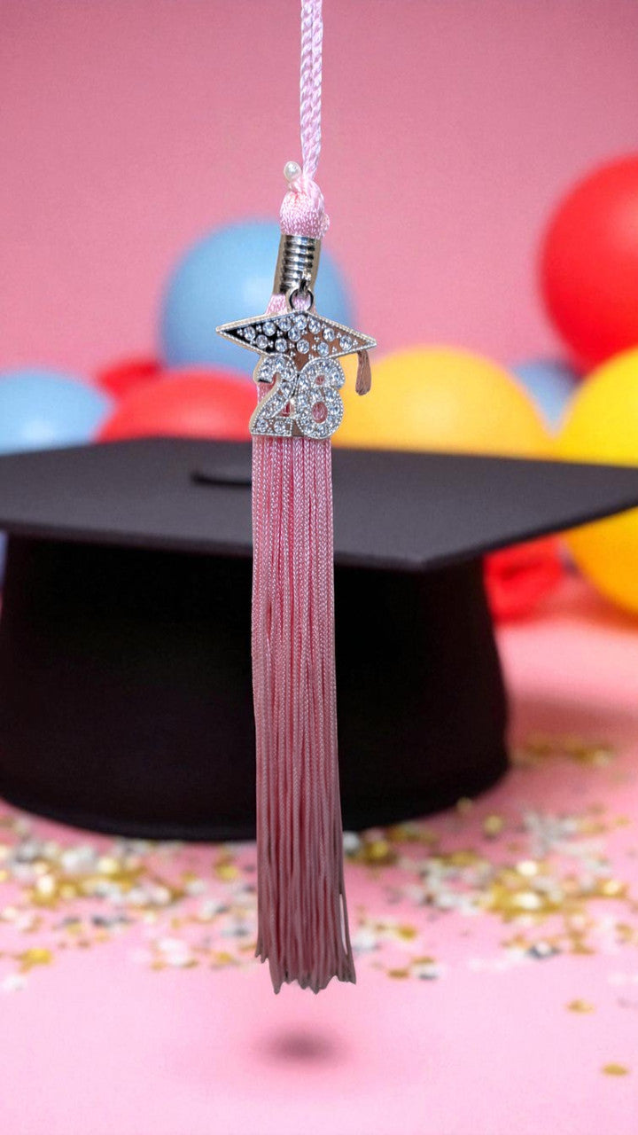 2026 PINK Bling Tassel (Grad Cap Bling)
