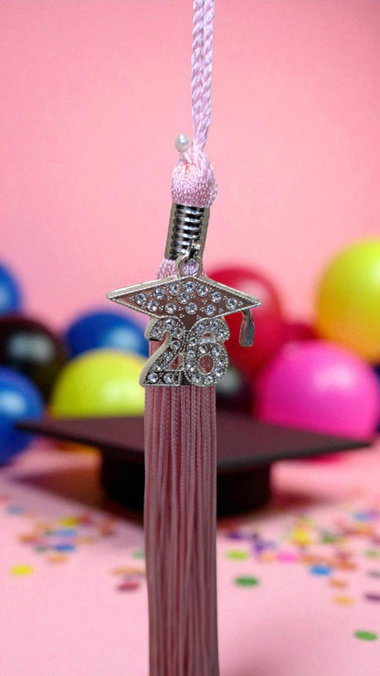 2026 PINK Bling Tassel (Grad Cap Bling)