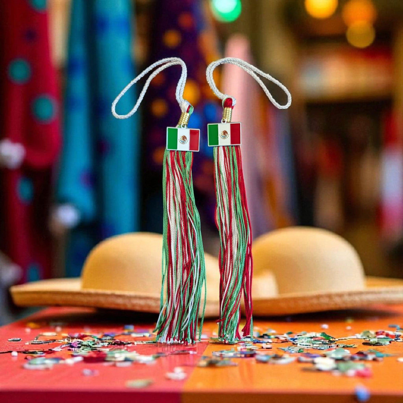 MEXICO Flag Tassel